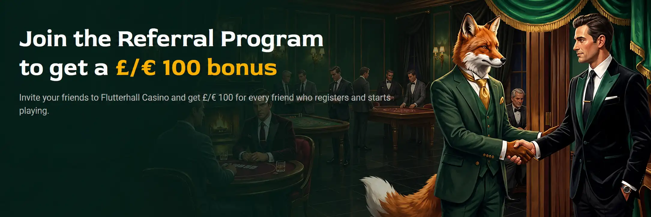 flutterhall casino referral program